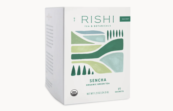 Rishi Sencha Tea Sachets – 15ct